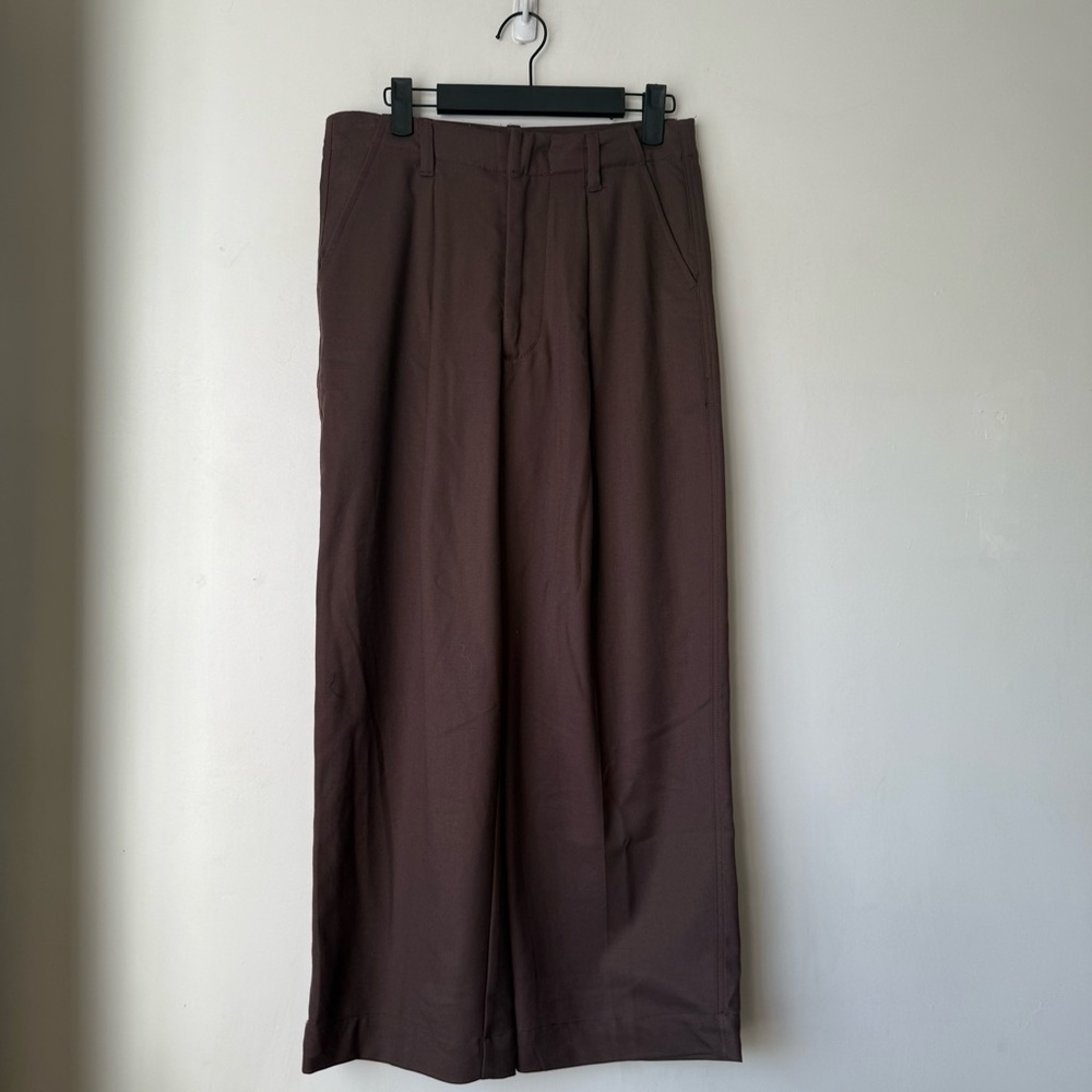 Urban Outfitters Standard Cloth Jason Cropped Pleated Trouser Pants 28" NWT - Picture 6 of 9